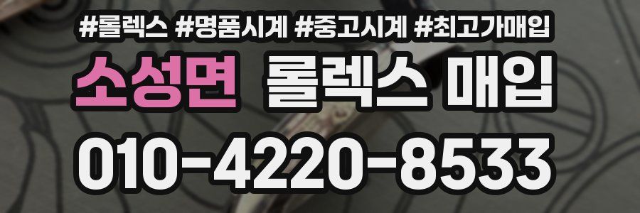 소성면 롤렉스 매입