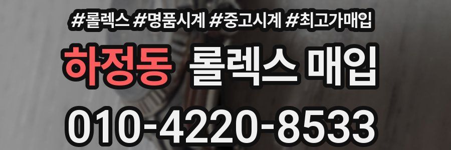 하정동 롤렉스 매입