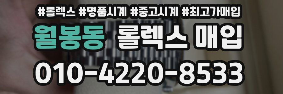 월봉동 롤렉스 매입