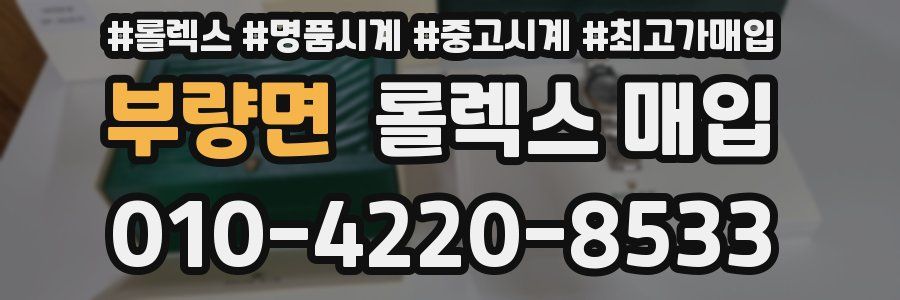 부량면 롤렉스 매입