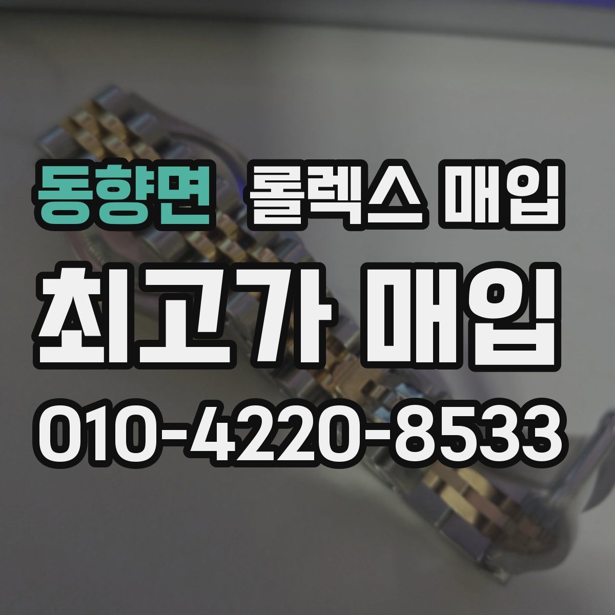 동향면 롤렉스 매입