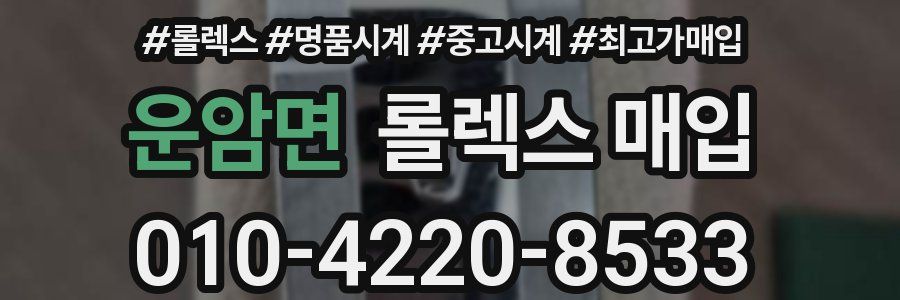 운암면 롤렉스 매입