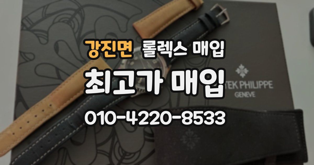 강진면 롤렉스 매입