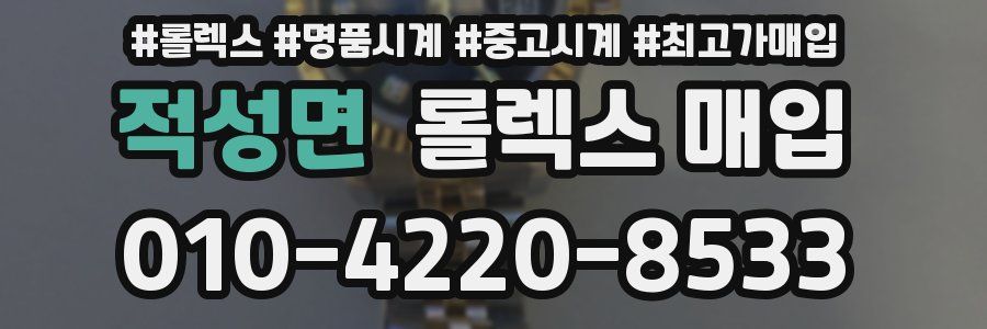 적성면 롤렉스 매입