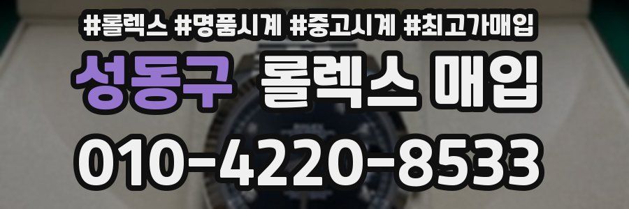 성동구 롤렉스 매입