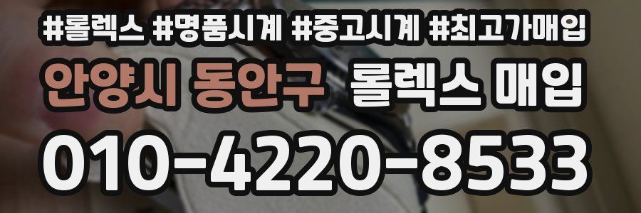 안양시 동안구 롤렉스 매입