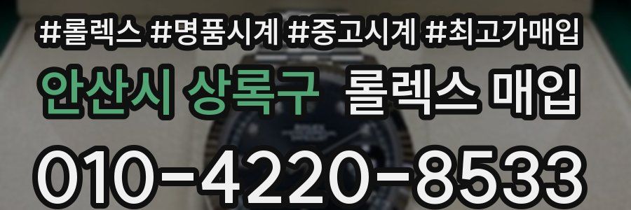 안산시 상록구 롤렉스 매입