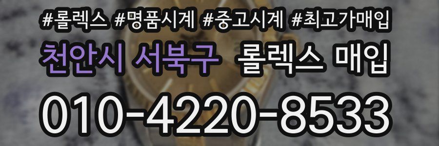 천안시 서북구 롤렉스 매입