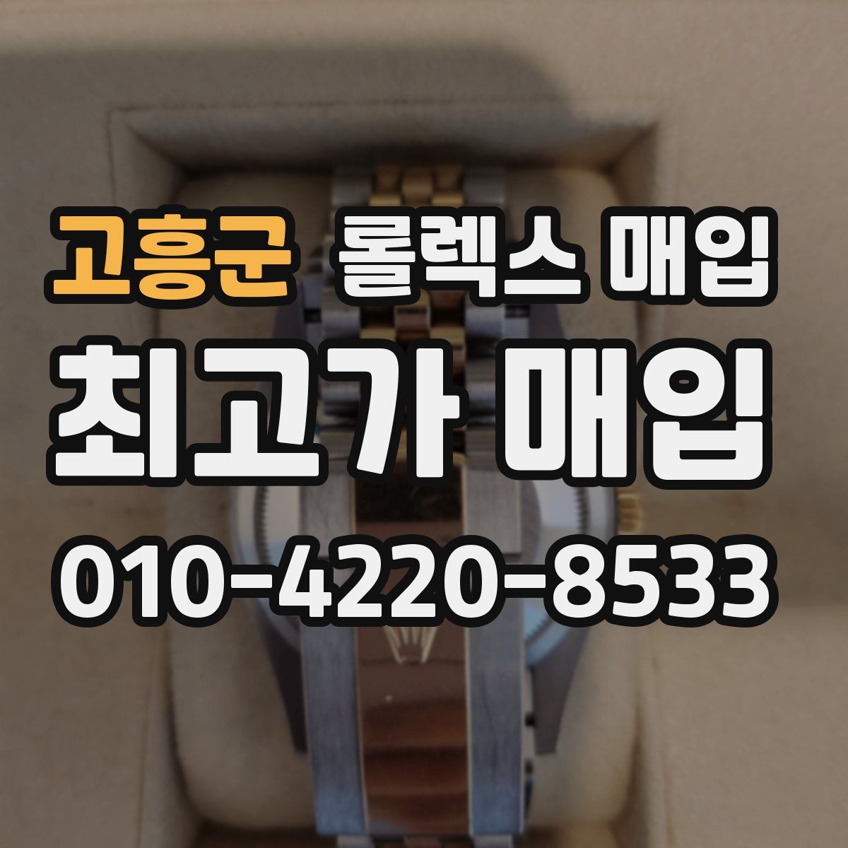 고흥군 롤렉스 매입