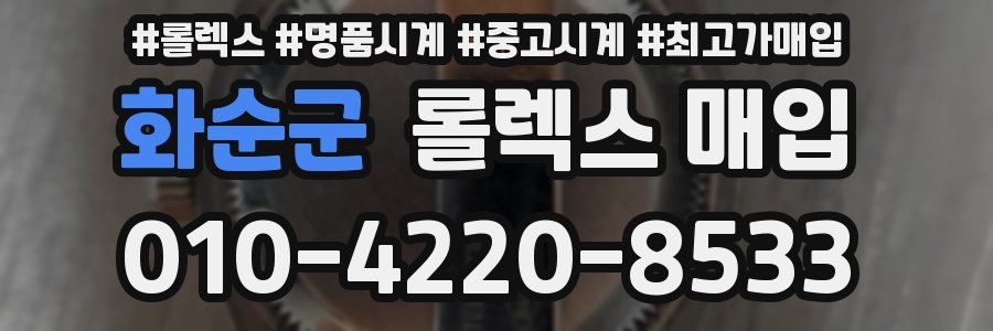 화순군 롤렉스 매입
