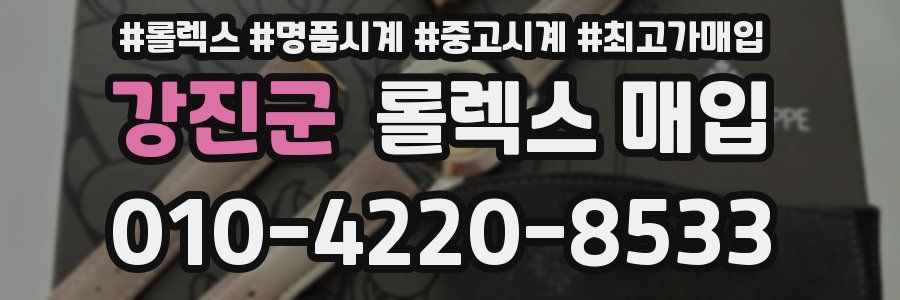 강진군 롤렉스 매입