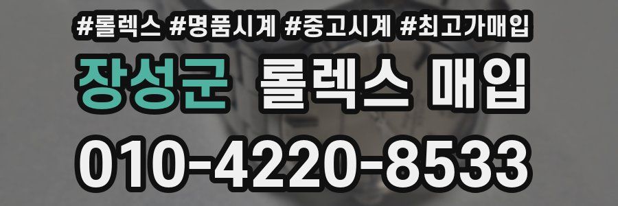 장성군 롤렉스 매입