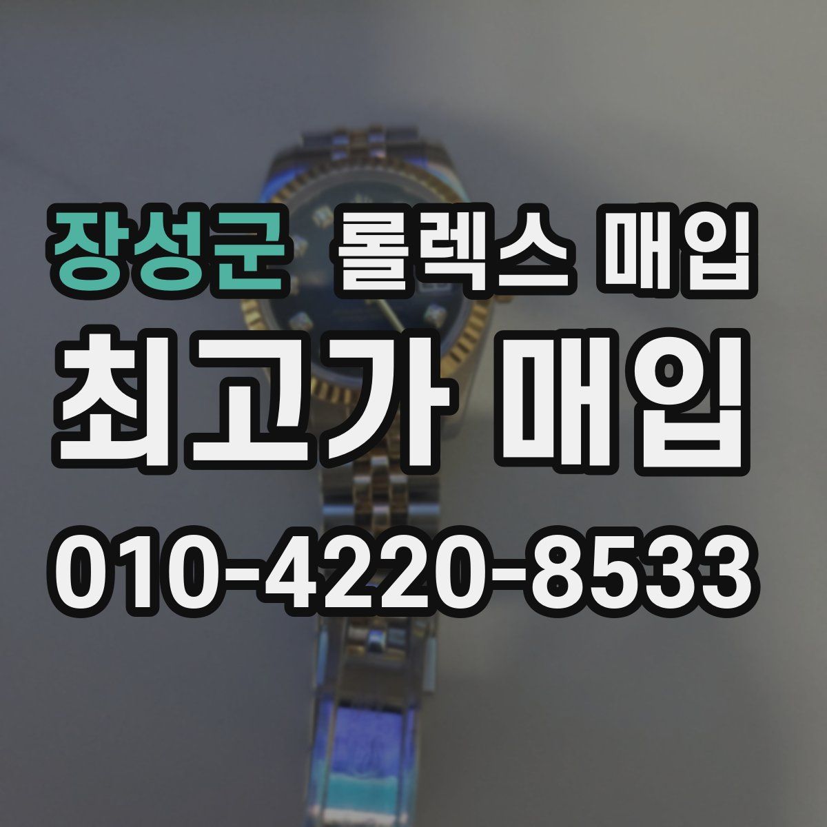 장성군 롤렉스 매입