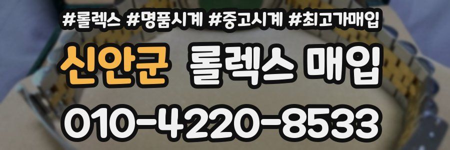 신안군 롤렉스 매입