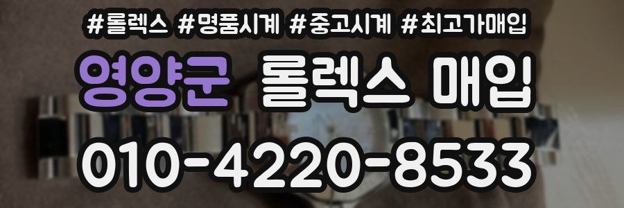 영양군 롤렉스 매입