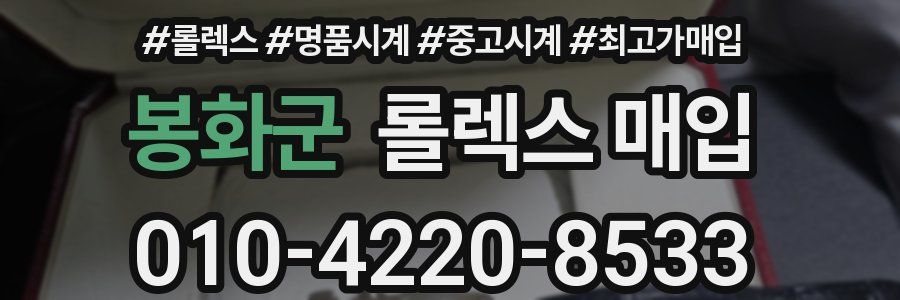 봉화군 롤렉스 매입