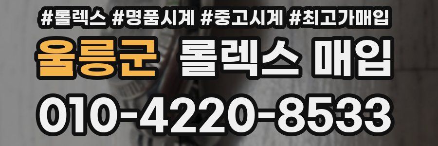 울릉군 롤렉스 매입