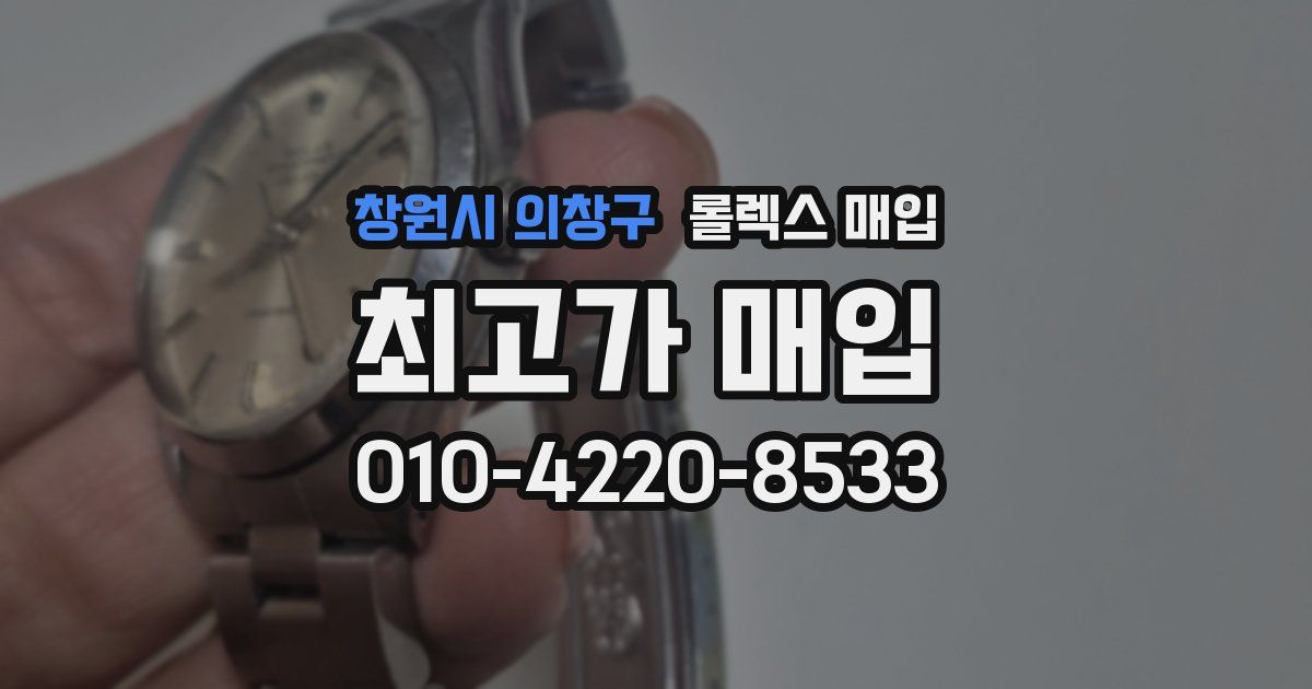 창원시 의창구 롤렉스 매입