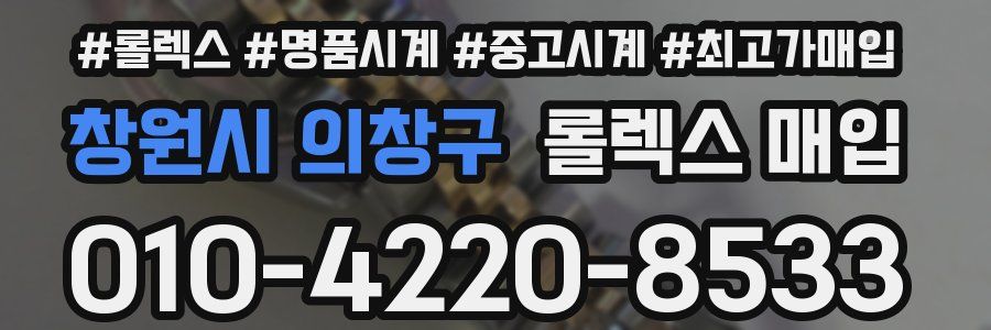 창원시 의창구 롤렉스 매입