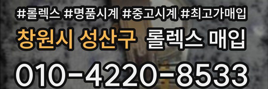 창원시 성산구 롤렉스 매입