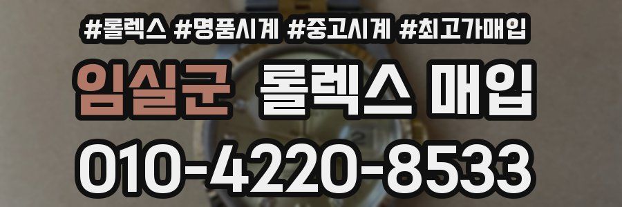임실군 롤렉스 매입