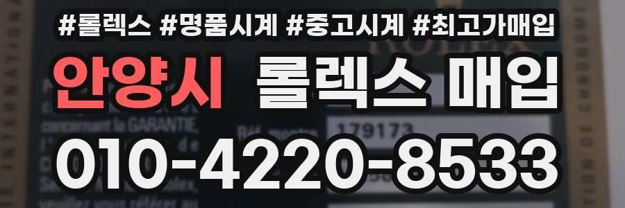 안양시 롤렉스 매입
