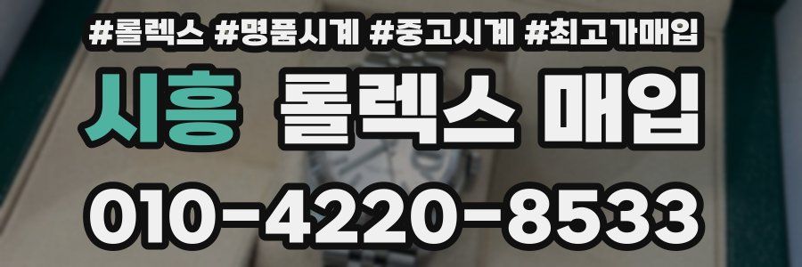 시흥 롤렉스 매입