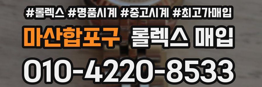마산합포구 롤렉스 매입