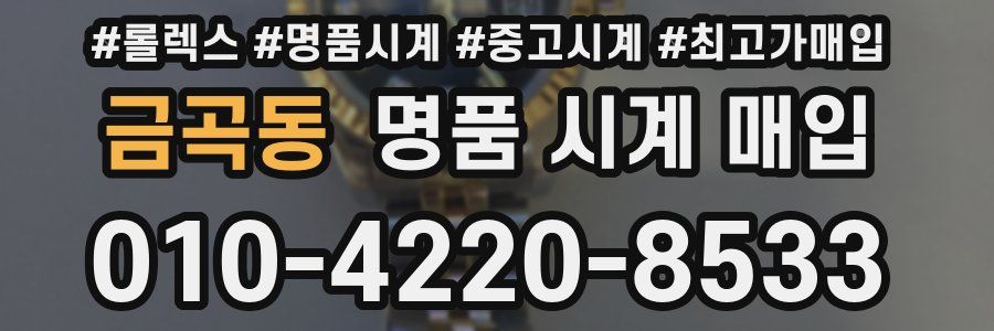 금곡동 명품 시계 매입