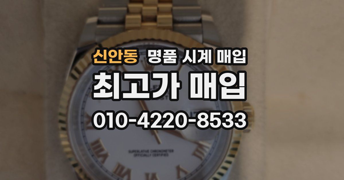 신안동 명품 시계 매입