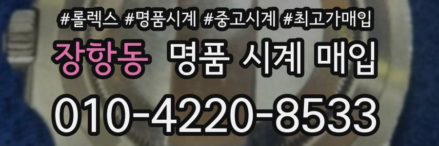 장항동 명품 시계 매입