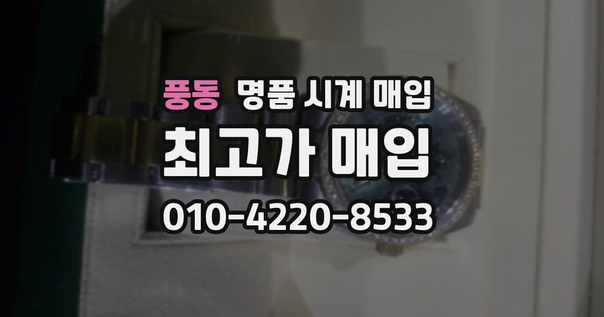 풍동 명품 시계 매입