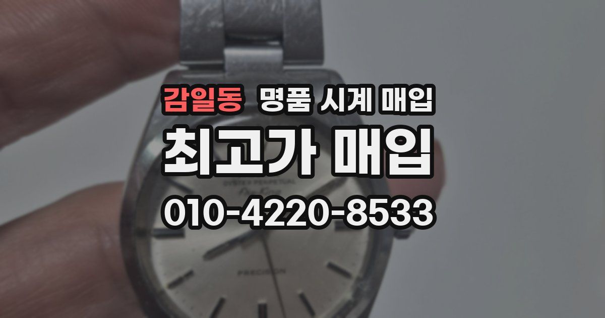 감일동 명품 시계 매입