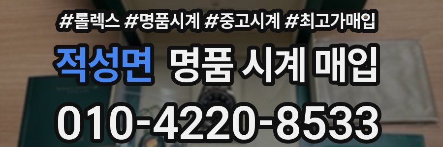 적성면 명품 시계 매입