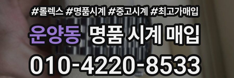 운양동 명품 시계 매입