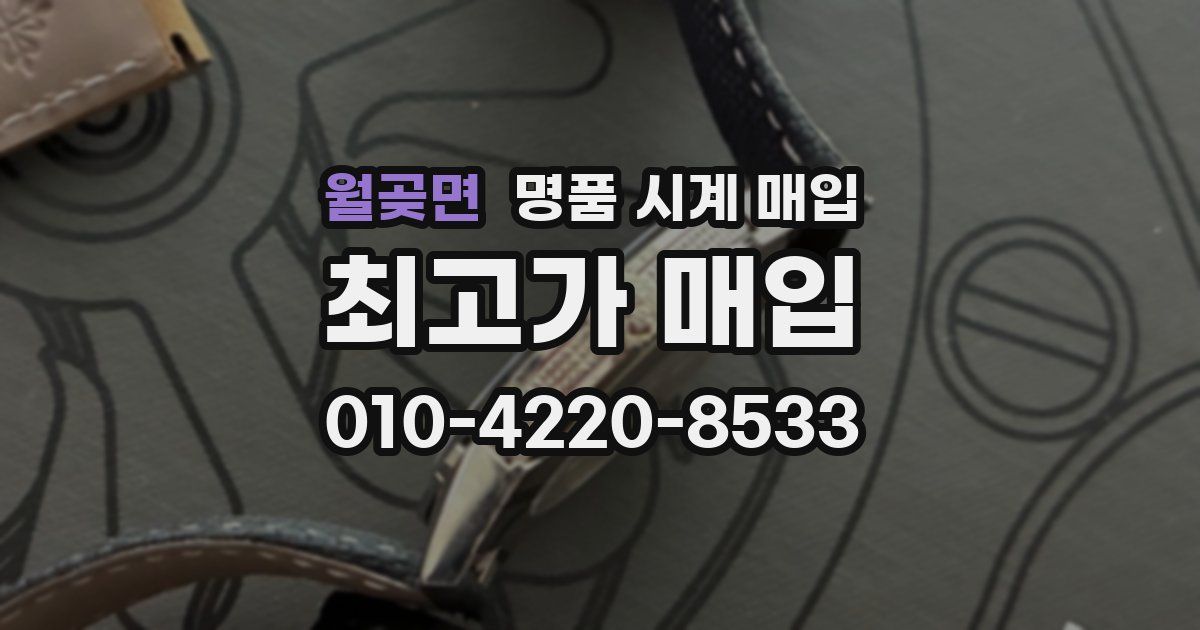 월곶면 명품 시계 매입