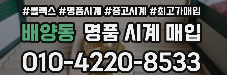 배양동 명품 시계 매입