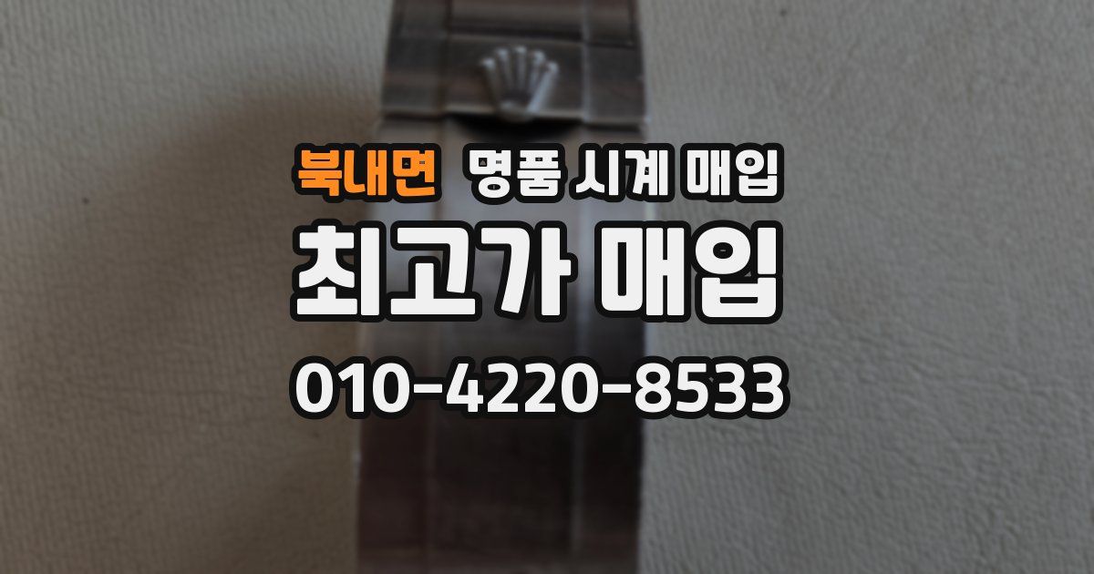 북내면 명품 시계 매입