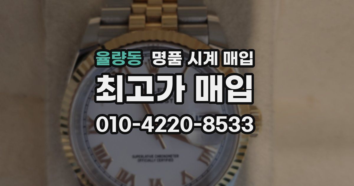 율량동 명품 시계 매입
