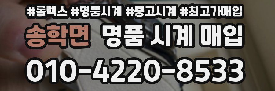 송학면 명품 시계 매입