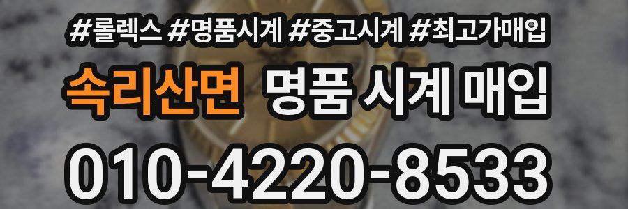 속리산면 명품 시계 매입