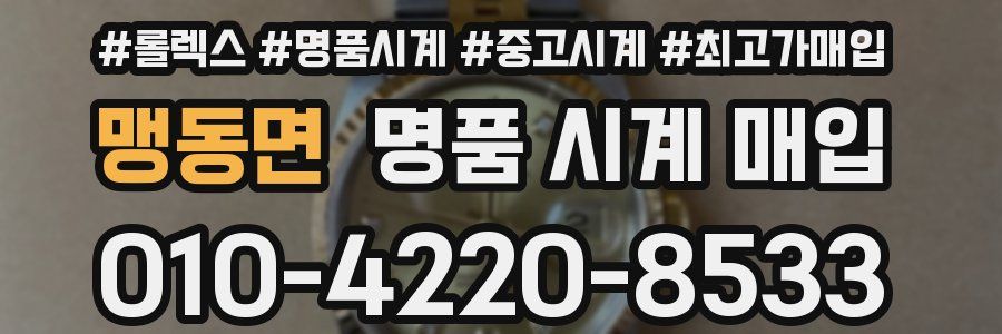 맹동면 명품 시계 매입