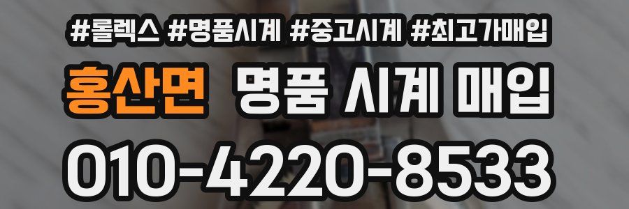 홍산면 명품 시계 매입