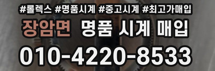 장암면 명품 시계 매입