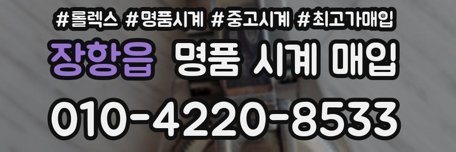 장항읍 명품 시계 매입