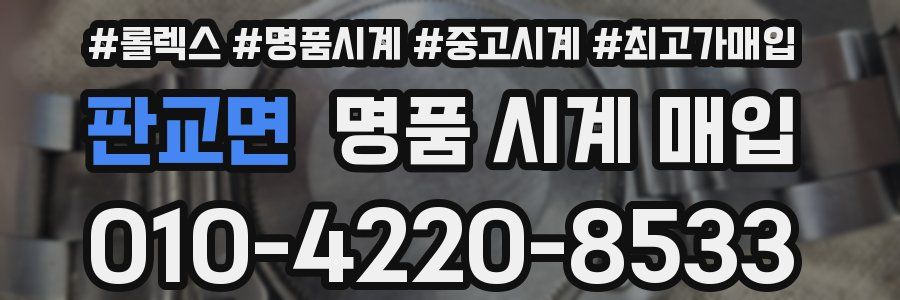 판교면 명품 시계 매입