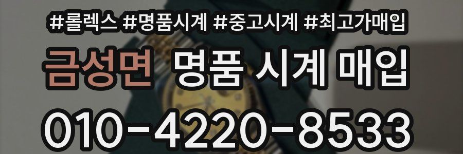 금성면 명품 시계 매입