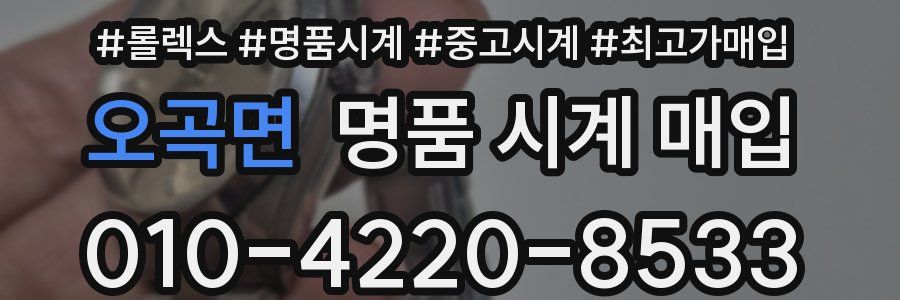 오곡면 명품 시계 매입