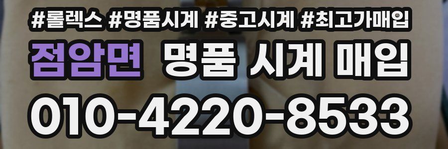 점암면 명품 시계 매입