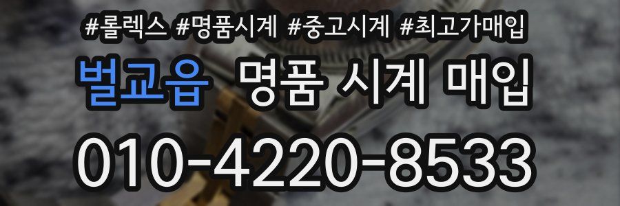 벌교읍 명품 시계 매입